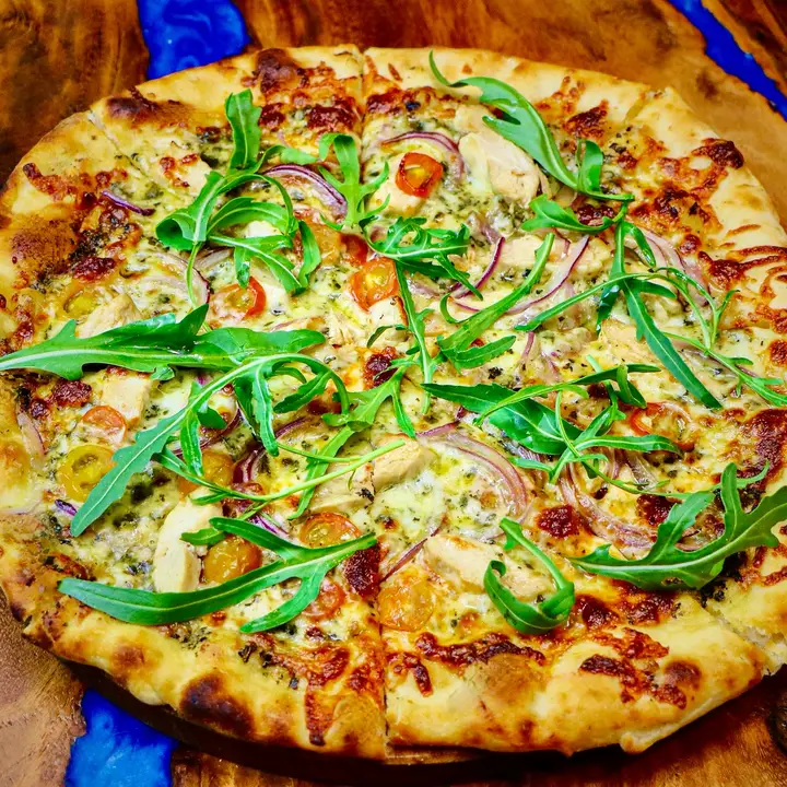 Pesto Chicken Pizza